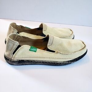 Men's Slip on Deck Shoes Loafers Canvas Boat Shoe Non Slip Casual Loafer Flat 11